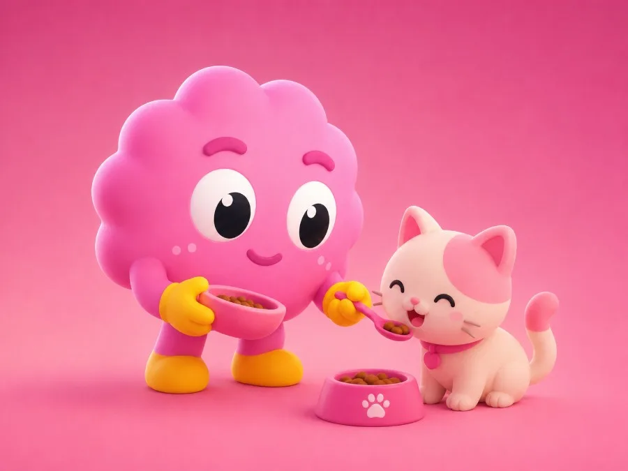 Dopami cat mascot